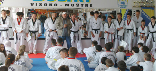 VIDEO: Seminar taekwondo vještina, predavača Muhameda Kahrimanovića