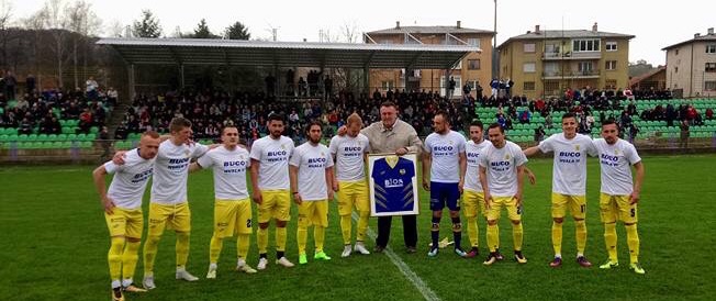 “Buco hvala ti” na majicama igrača NK Bosna pred sami početak derbija protiv Rudara