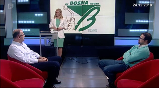 Sirćo i Harmandić gosti Dnevnika 3 na FTV-u: Cilj RK Bosna ove sezone je sami vrh lige