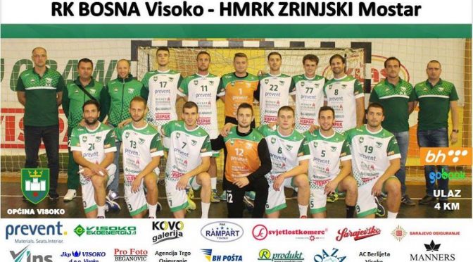 RK Bosna – HMRK Zrinjski: subota, 02. februar