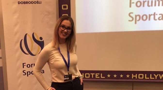 Amina Hadžimehanović- učesnica sportskog događaja “Forum sporta”