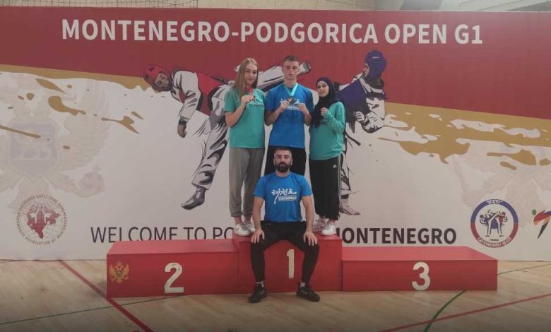 Taekwondo tim “Bosna-Rudar” osvojio dvije medalje na turniru u Podgorici