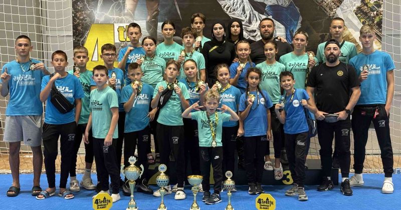 Juniori Taekwondo kolektiva Bosna Rudar – prvaci Sparta Challenge turnira
