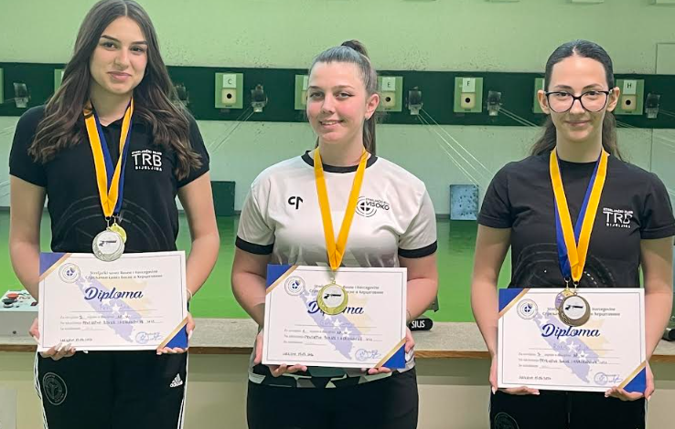 Izvanredan nastup juniora i juniorki Streljačkog kluba Visoko na juniorskom Prvenstvu BiH